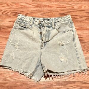Wild Fable Jean shorts size 6 Super high-rise cutoffs